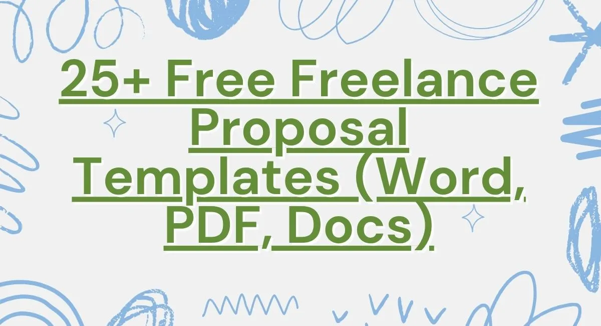 25+ Free Freelance Proposal Templates