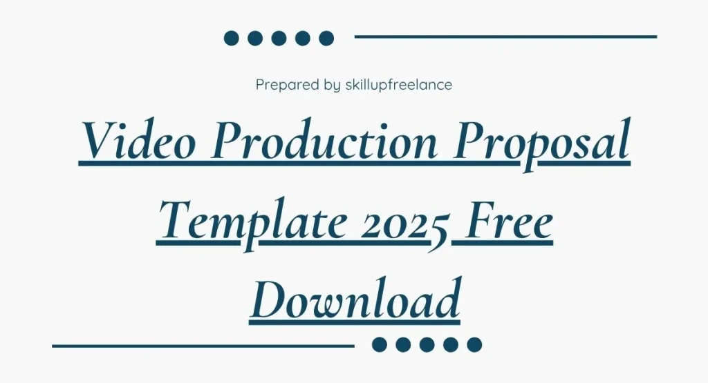 Video Production Proposal Template